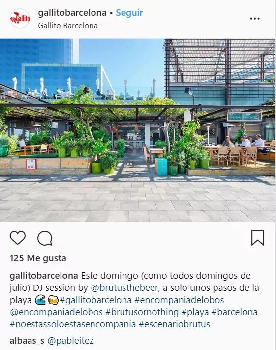 Terraza Gallito en Barcelona