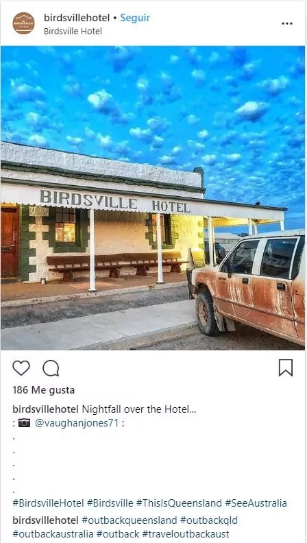 Birdsville Hotel, Desierto de Simpson, Australia