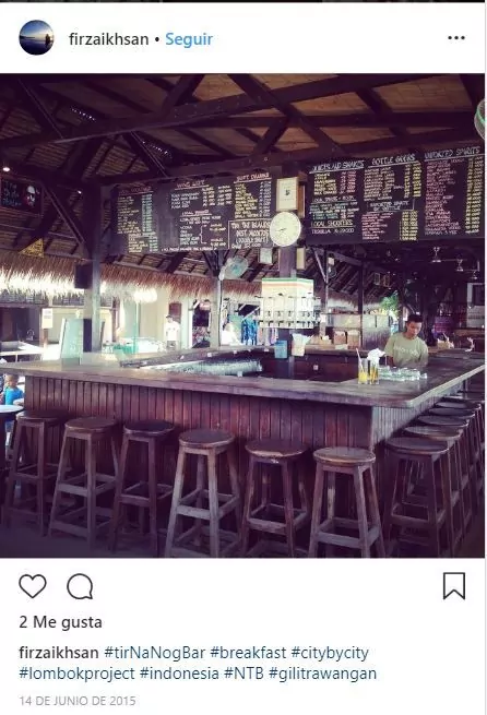 Tir Na Nog Bar, Gili Trawangan, Lombok