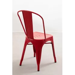 Silla TOLIX COLOR ROJO - Ref ST001-R