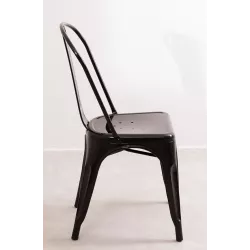 Silla TOLIX COLOR NEGRO - Ref ST001-N