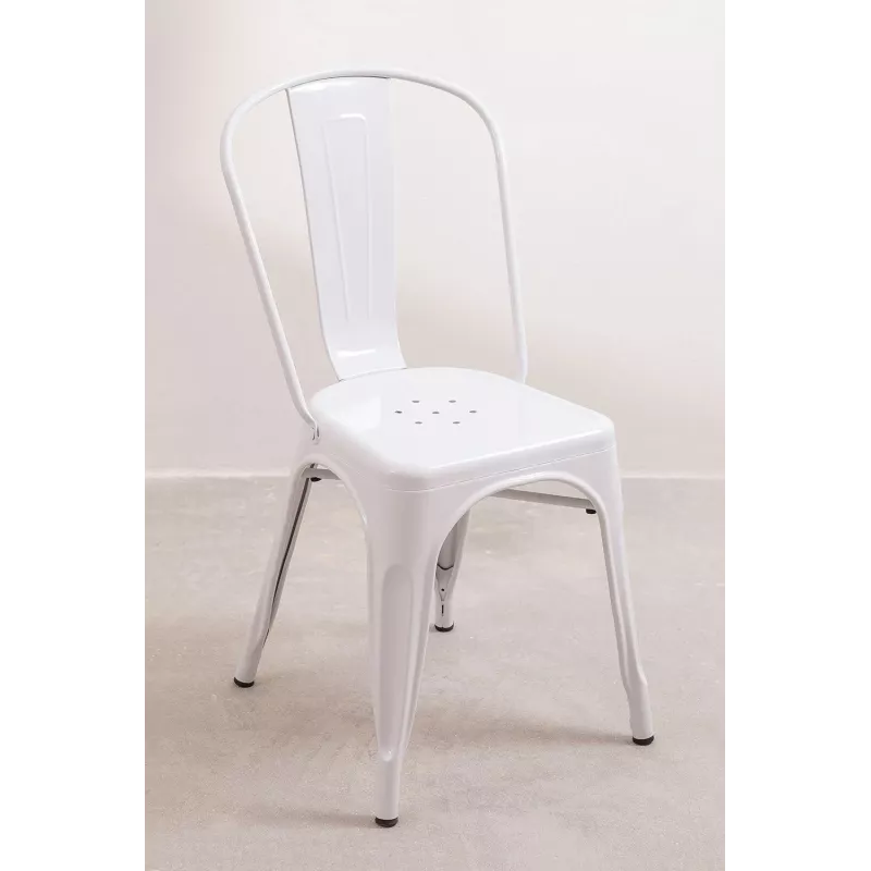 Silla TOLIX COLOR BLANCO - Ref ST001-B