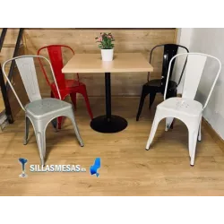 Silla TOLIX COLOR BLANCO - Ref ST001-B