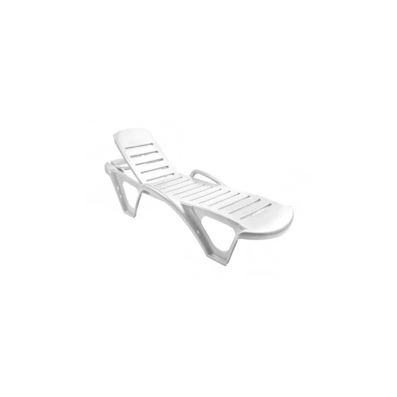 Tumbona Piscina Monoblock Blanca - Ref 5000