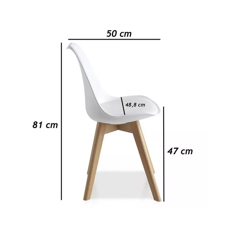 Silla TULIP blanco - Ref G384-B