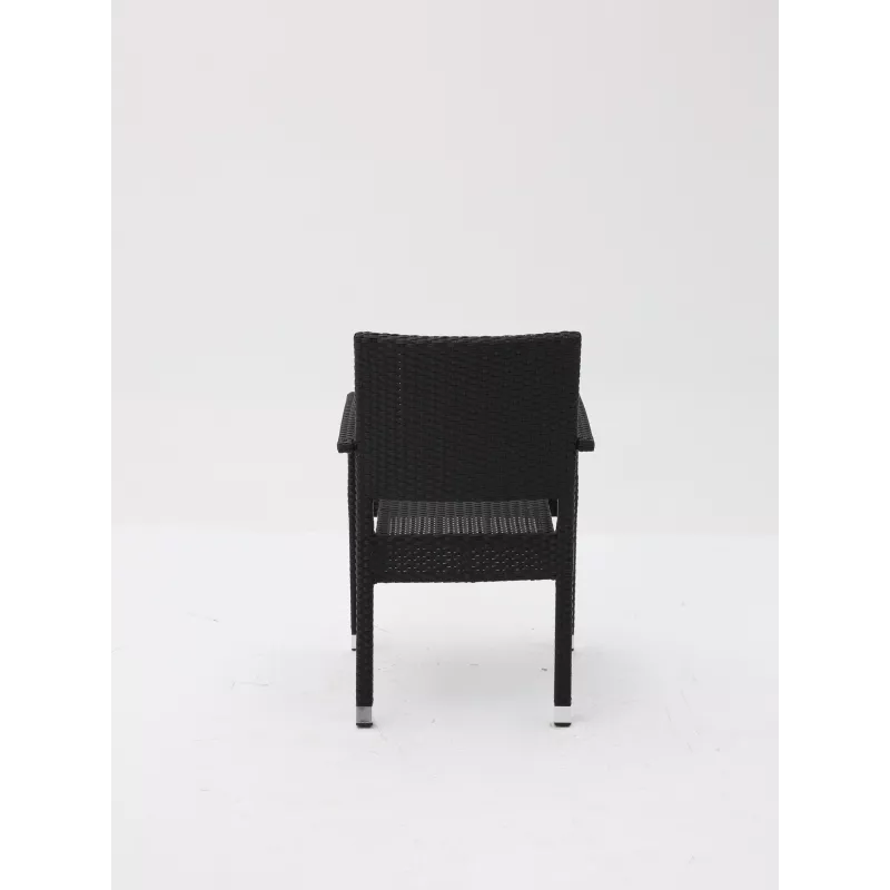 Sillón MARBELLA RATTAN negro - Ref M-001-N