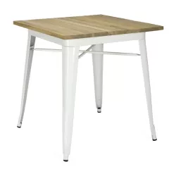 Mesa TOLIX INTERIOR pie blanco - Ref 361-TOLBL