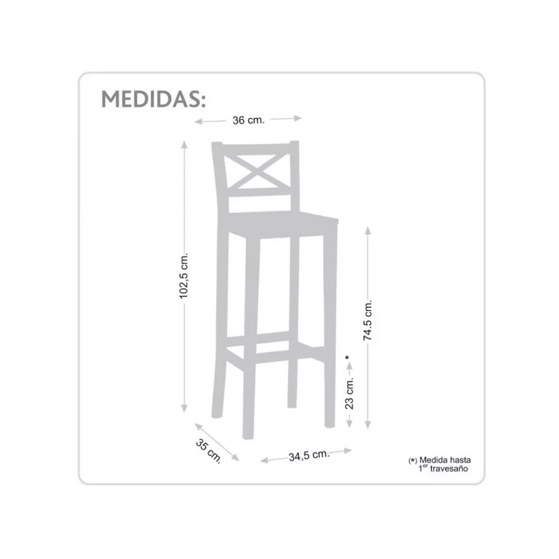 Taburete CRISTOBAL - Ref 127-T4