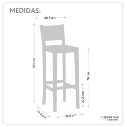 Taburete TORRES - Ref 127-T5