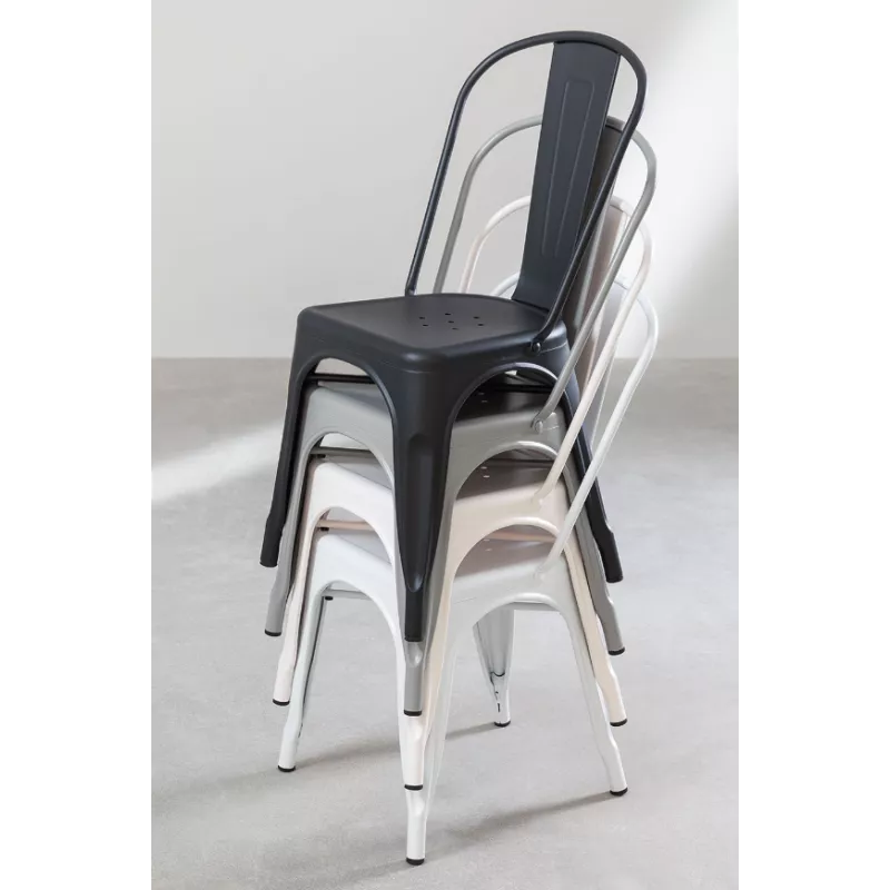 Silla TOLIX METALIZADA - Ref ST0002-MET