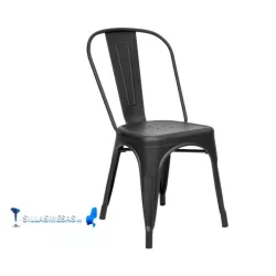 Silla TOLIX COLOR NEGRO MATE - Ref ST0002-NM