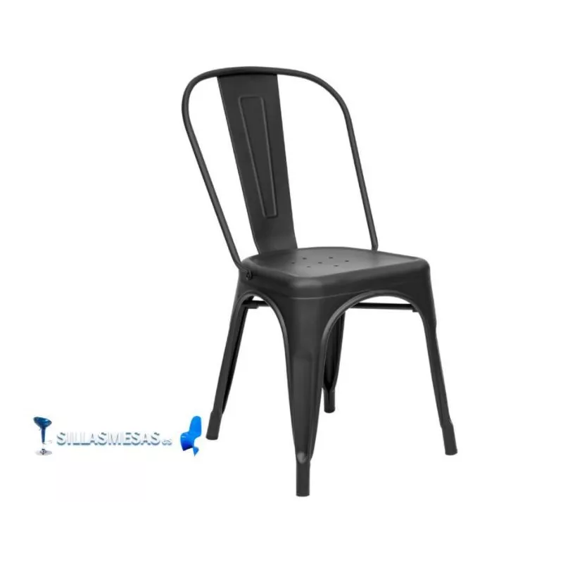 Silla TOLIX COLOR NEGRO MATE - Ref ST0002-NM