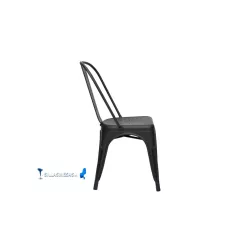 Silla TOLIX COLOR NEGRO MATE - Ref ST0002-NM