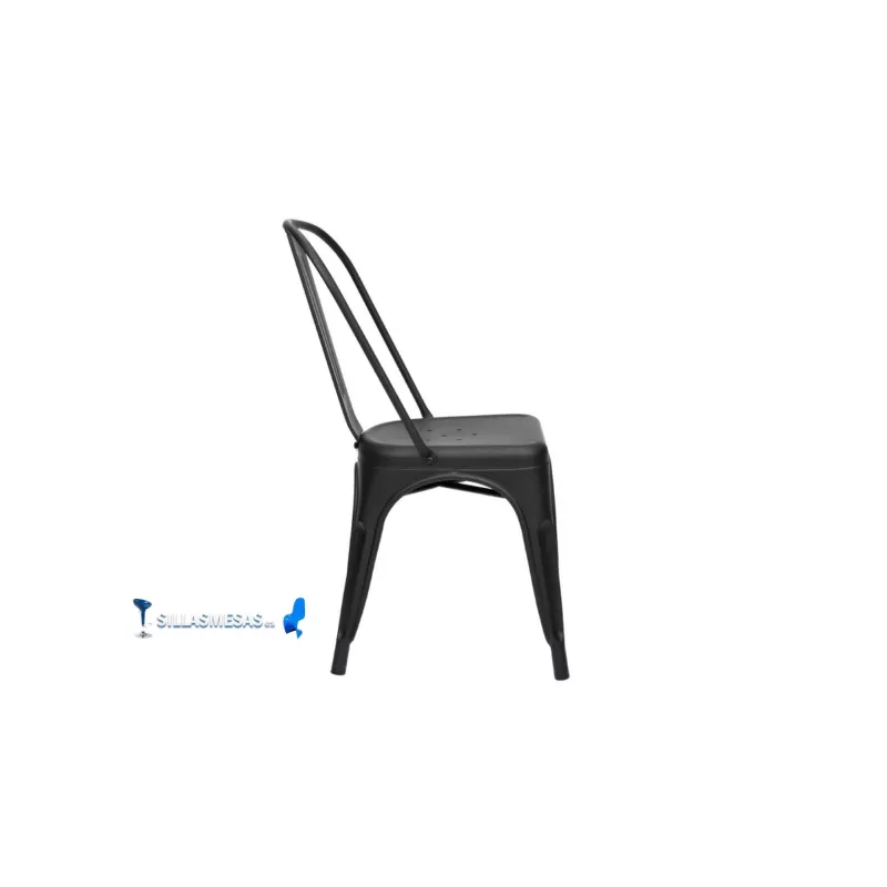 Silla TOLIX COLOR NEGRO MATE - Ref ST0002-NM