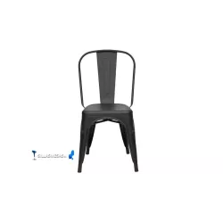 Silla TOLIX COLOR NEGRO MATE - Ref ST0002-NM