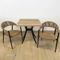 Conjunto 2 Sillones FORMENTERA NEW y 1 Mesa VENUS - Ref CJ001-1