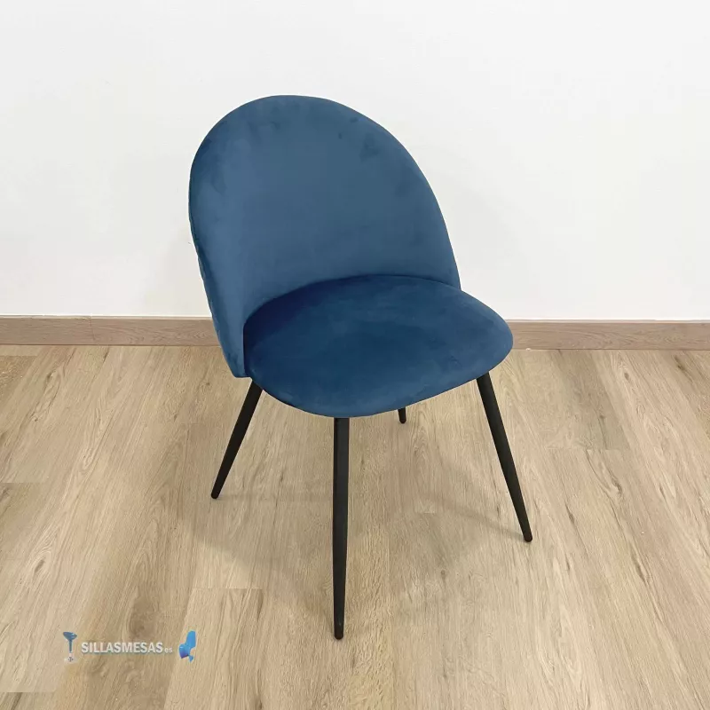 Silla VELVET azul - Ref SM-SG1