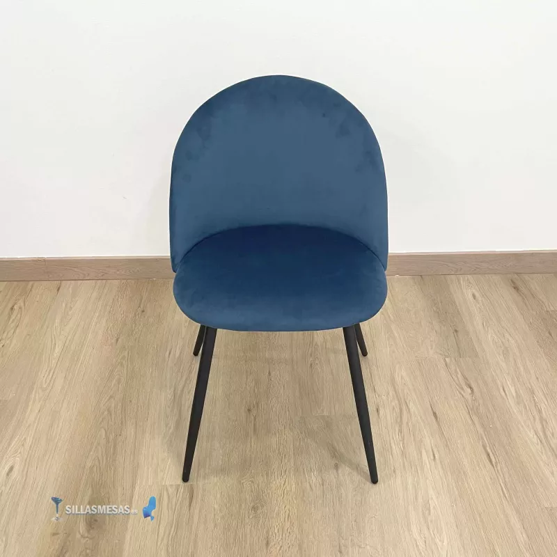 Silla VELVET azul - Ref SM-SG1