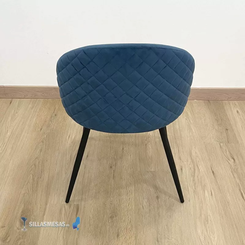 Silla VELVET azul - Ref SM-SG1