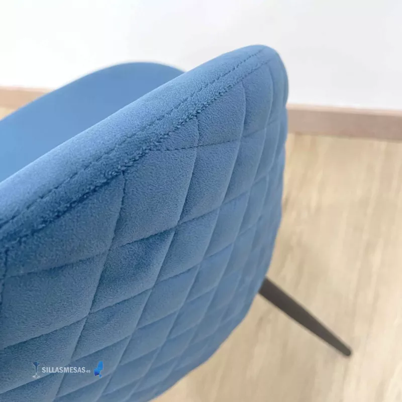 Silla VELVET azul - Ref SM-SG1