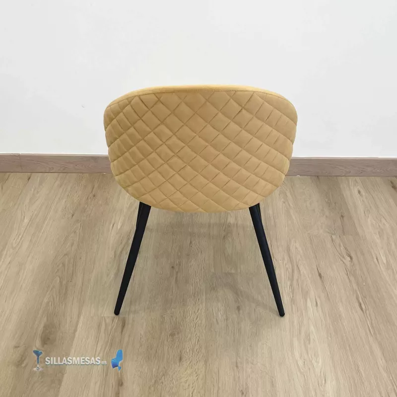 Silla VELVET mostaza - Ref SM-SG11