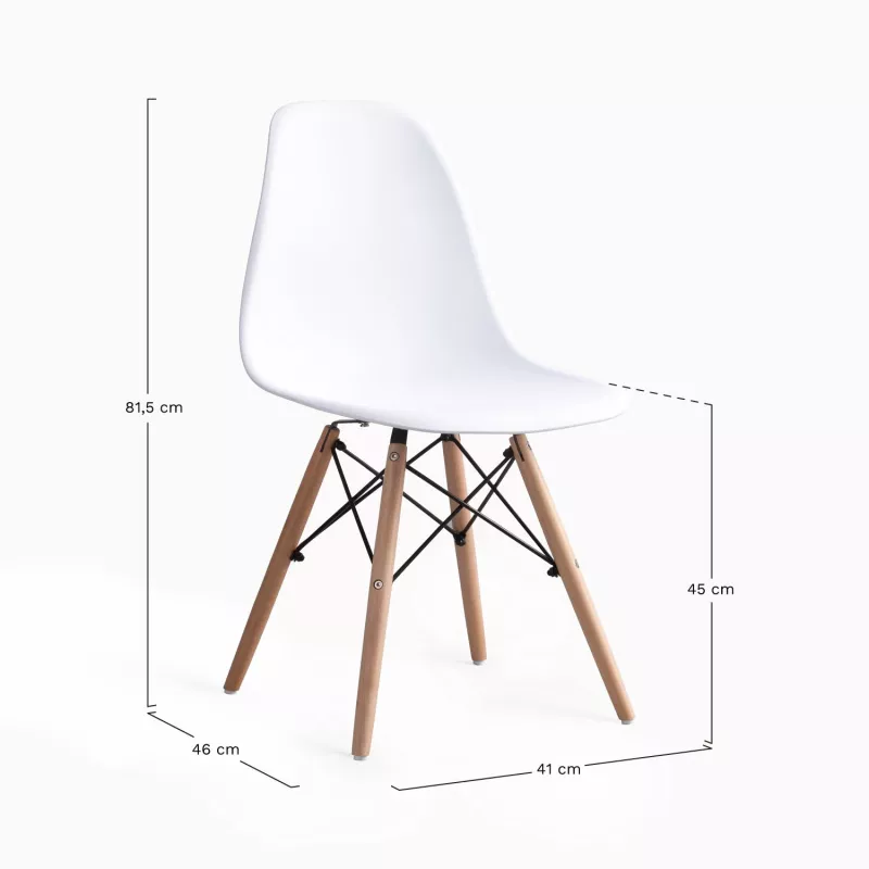 Silla CASUAL blanco - Ref G383