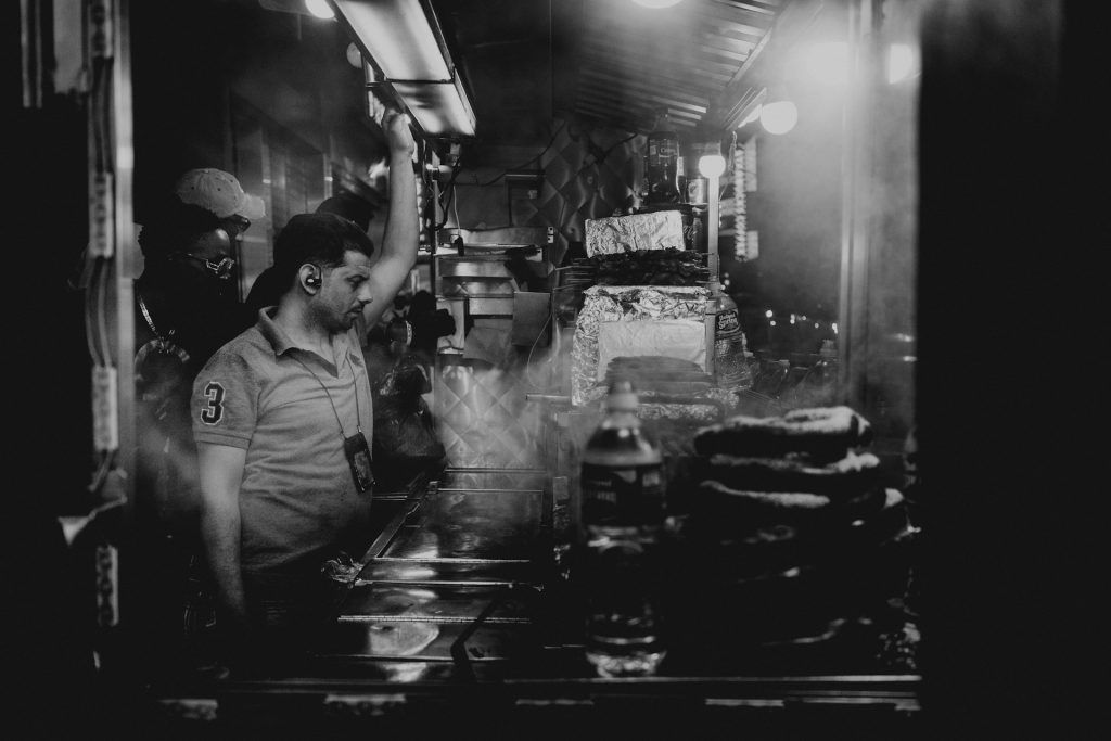 dark kitchen